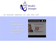 Tablet Screenshot of mindfulbewegen.com